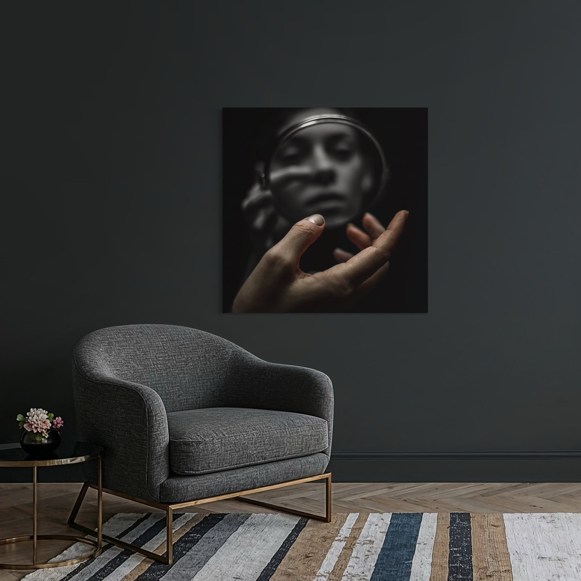 Between Finger and Mirror