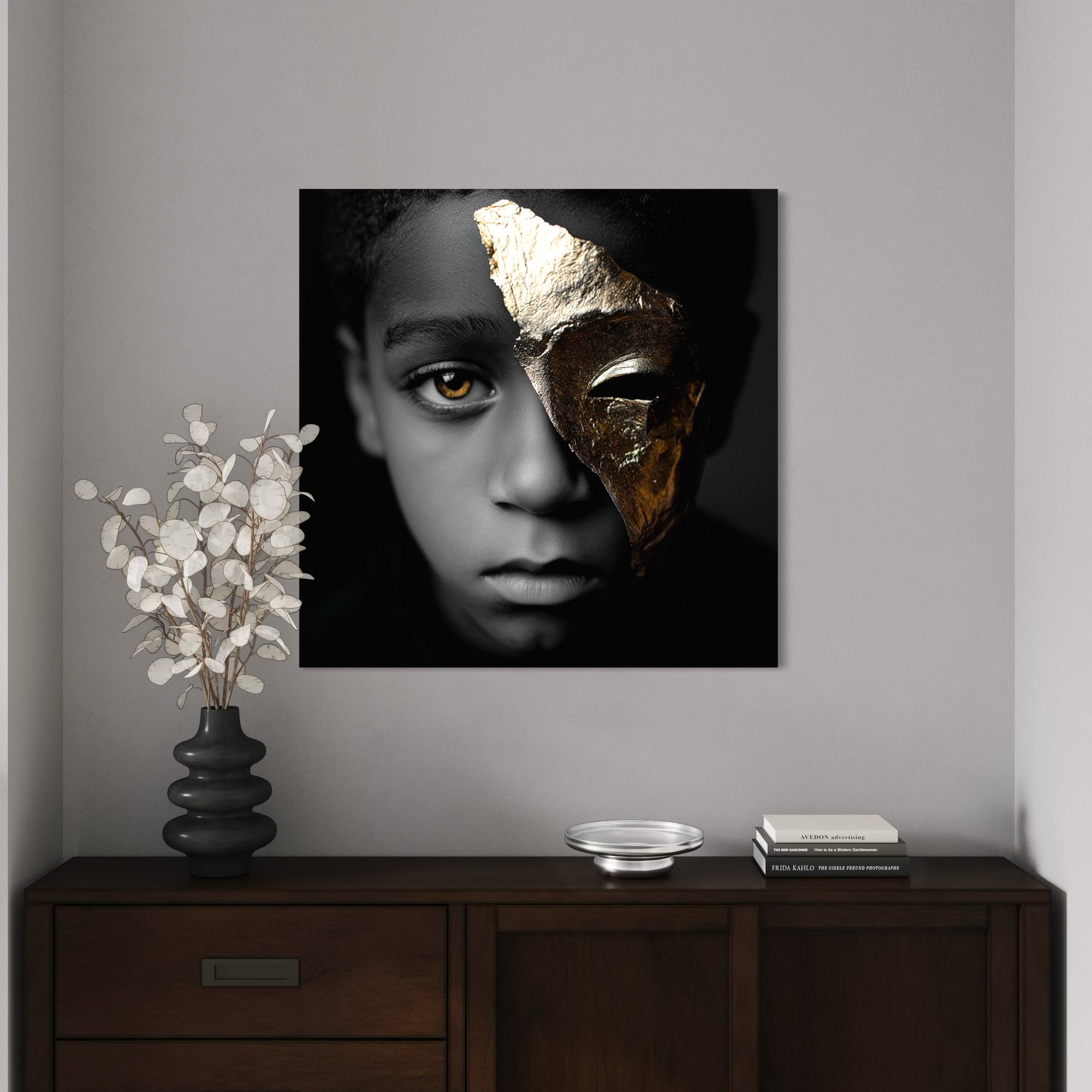 Golden Mask - Dibond