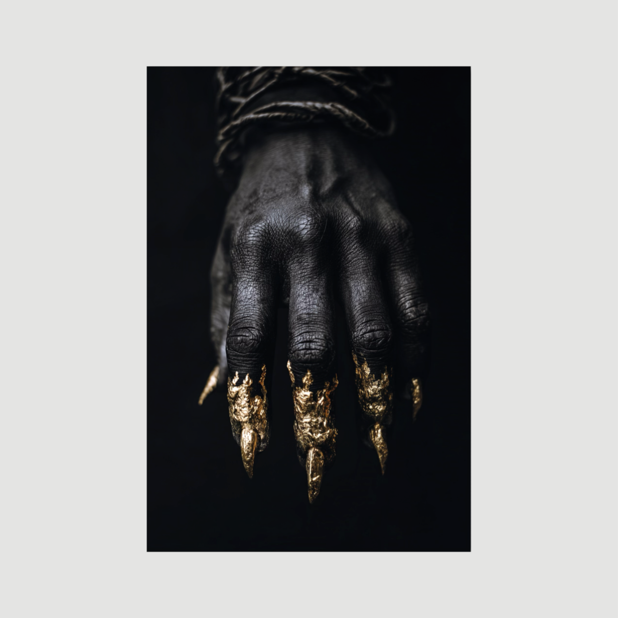 Golden Nails - Dibond