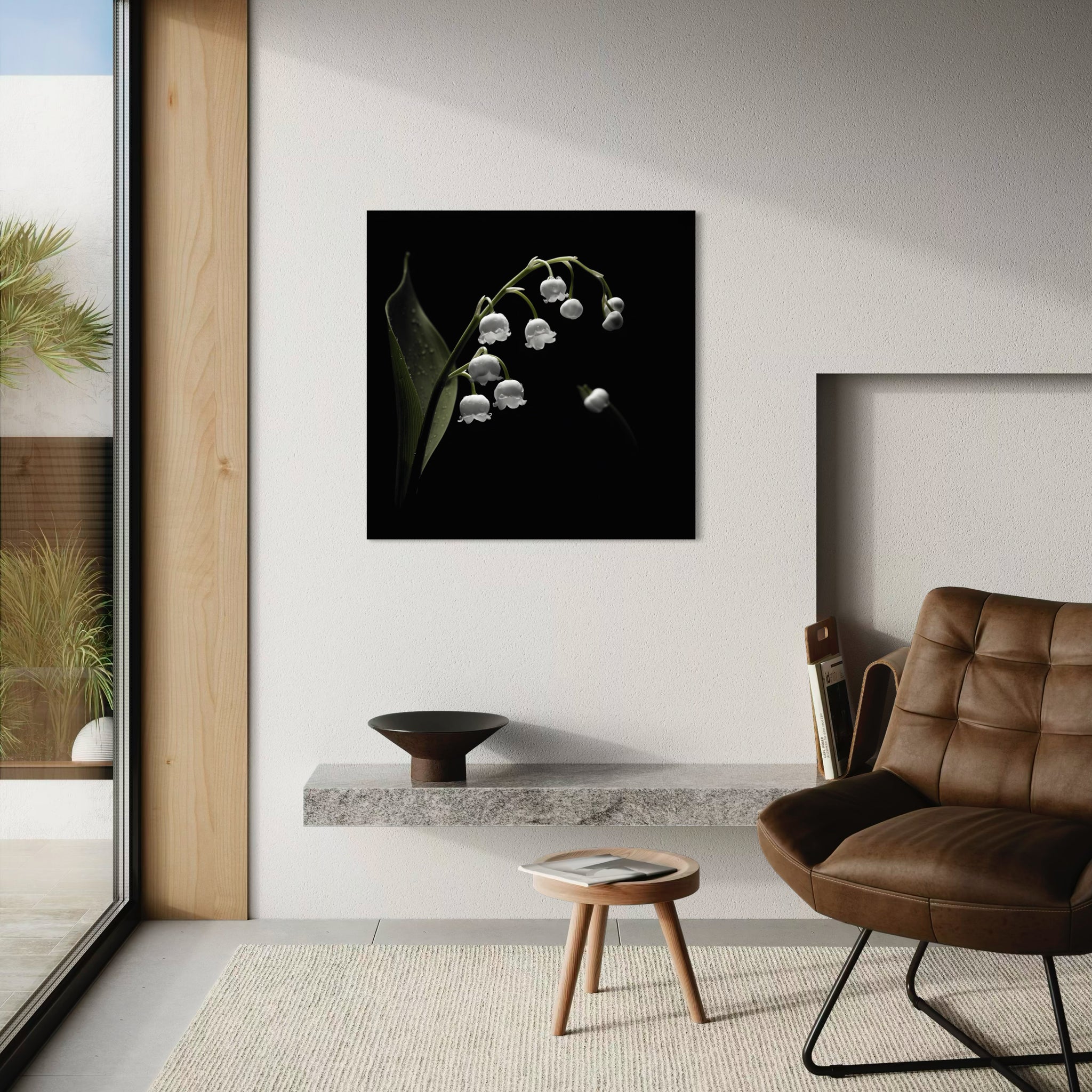 Serene Petals - Glass