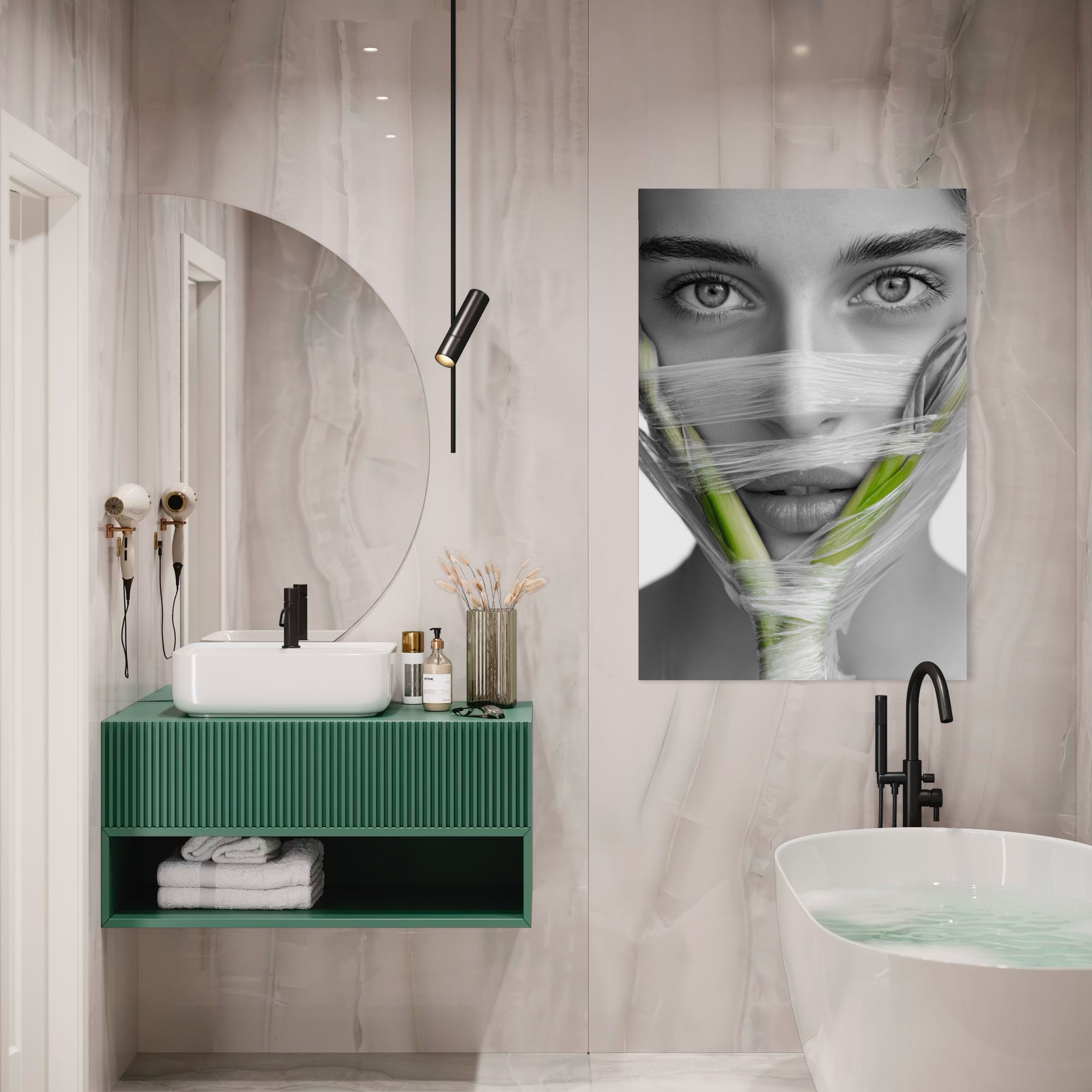 Green Allure - Glass