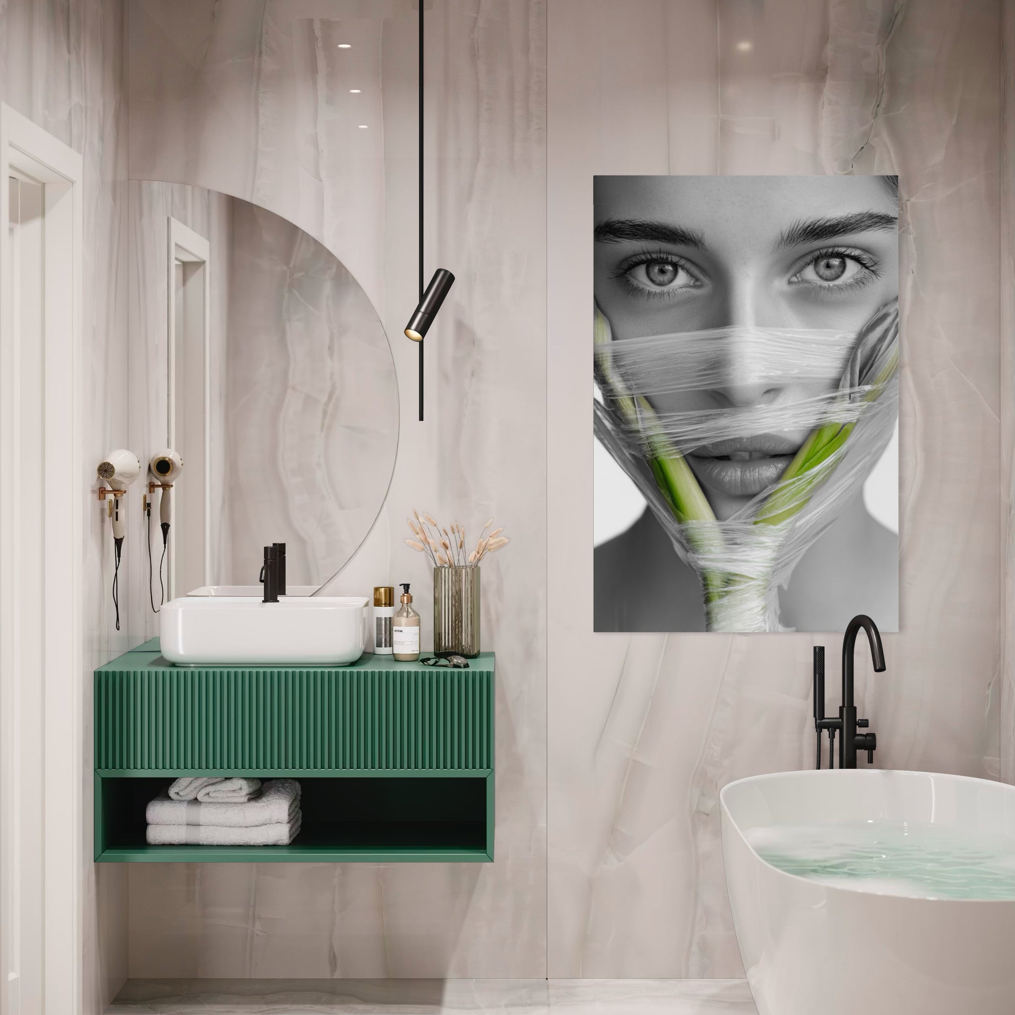 Green Allure - Glass