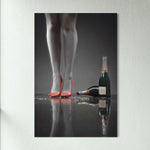 Crimson Heels - Glass