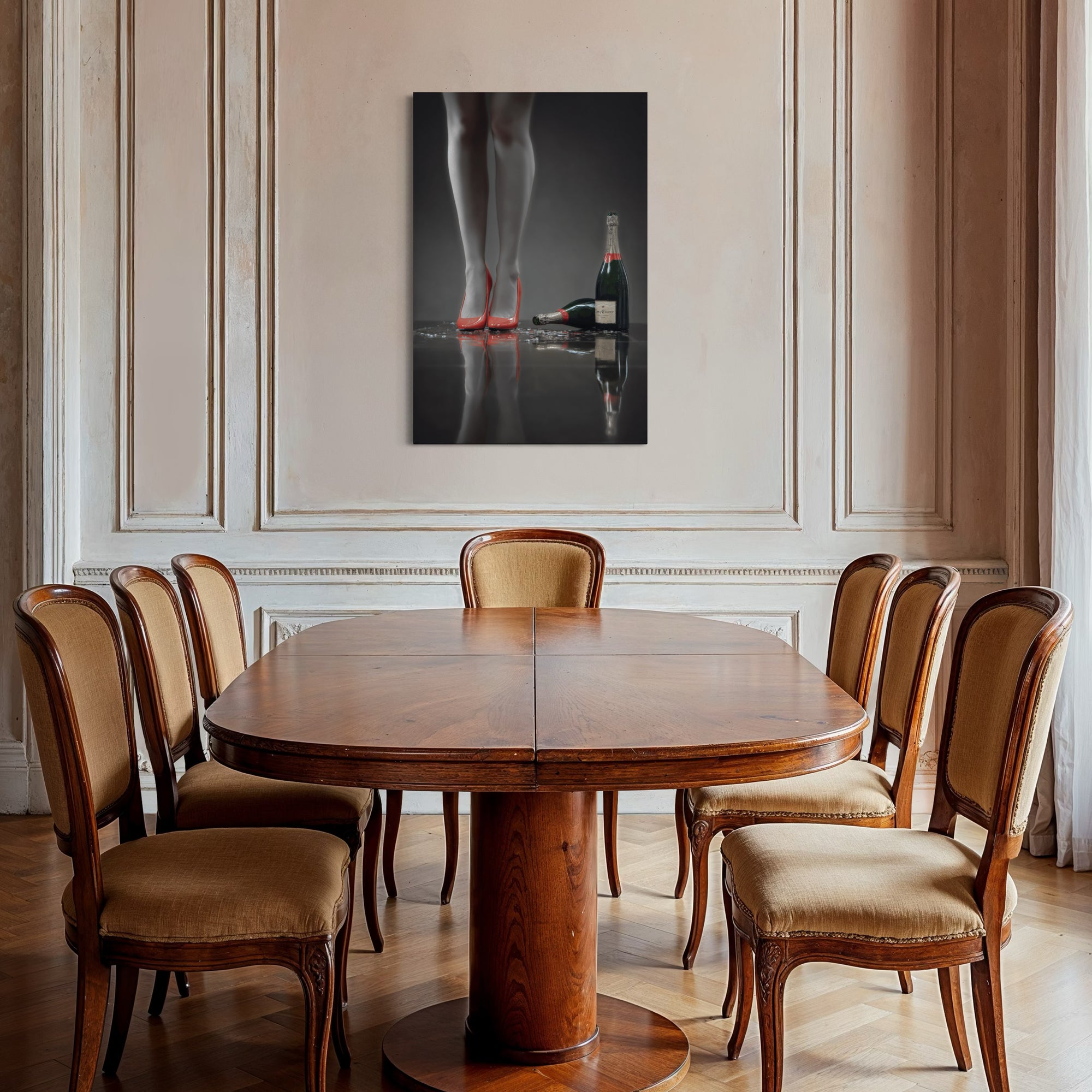 Crimson Heels - Glass