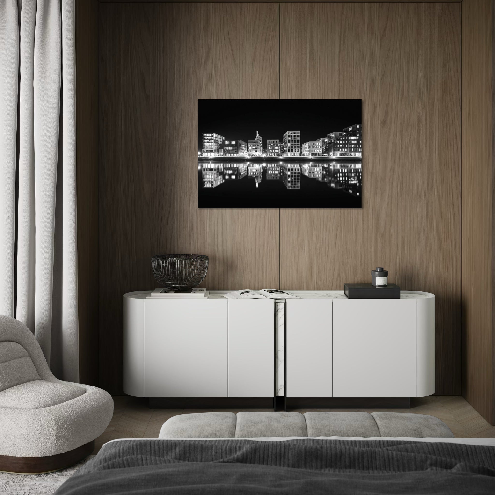 City Nightscape - Dibond