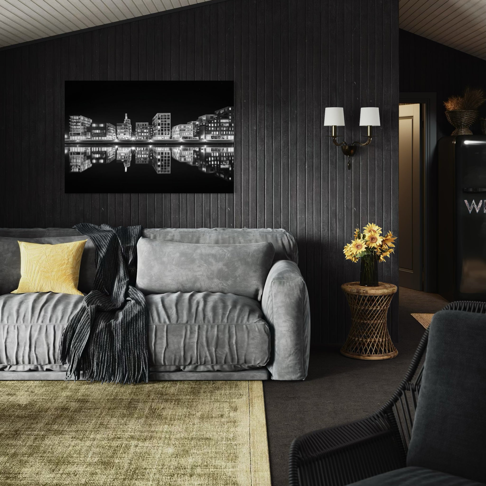 City Nightscape - Dibond