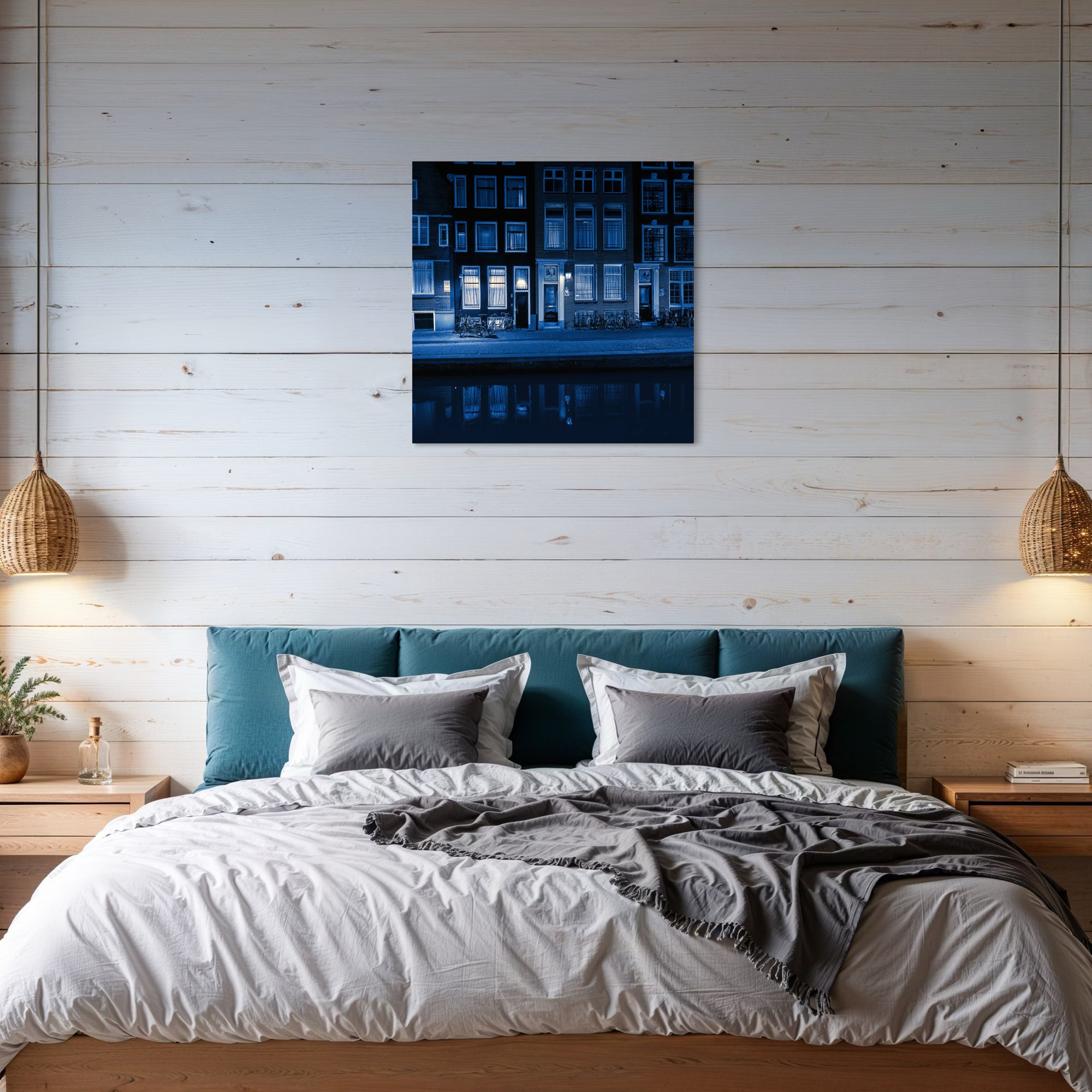 Lights in Blue - Glass