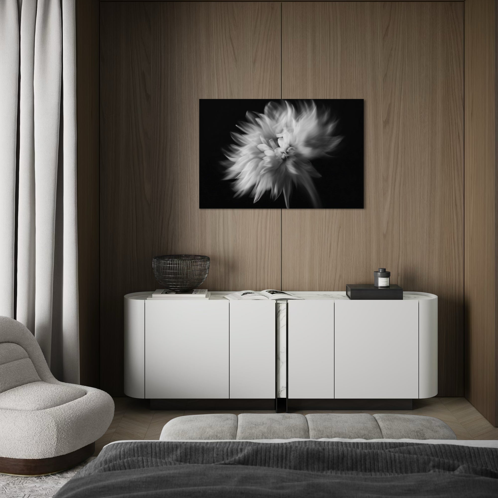 White Flower - Dibond